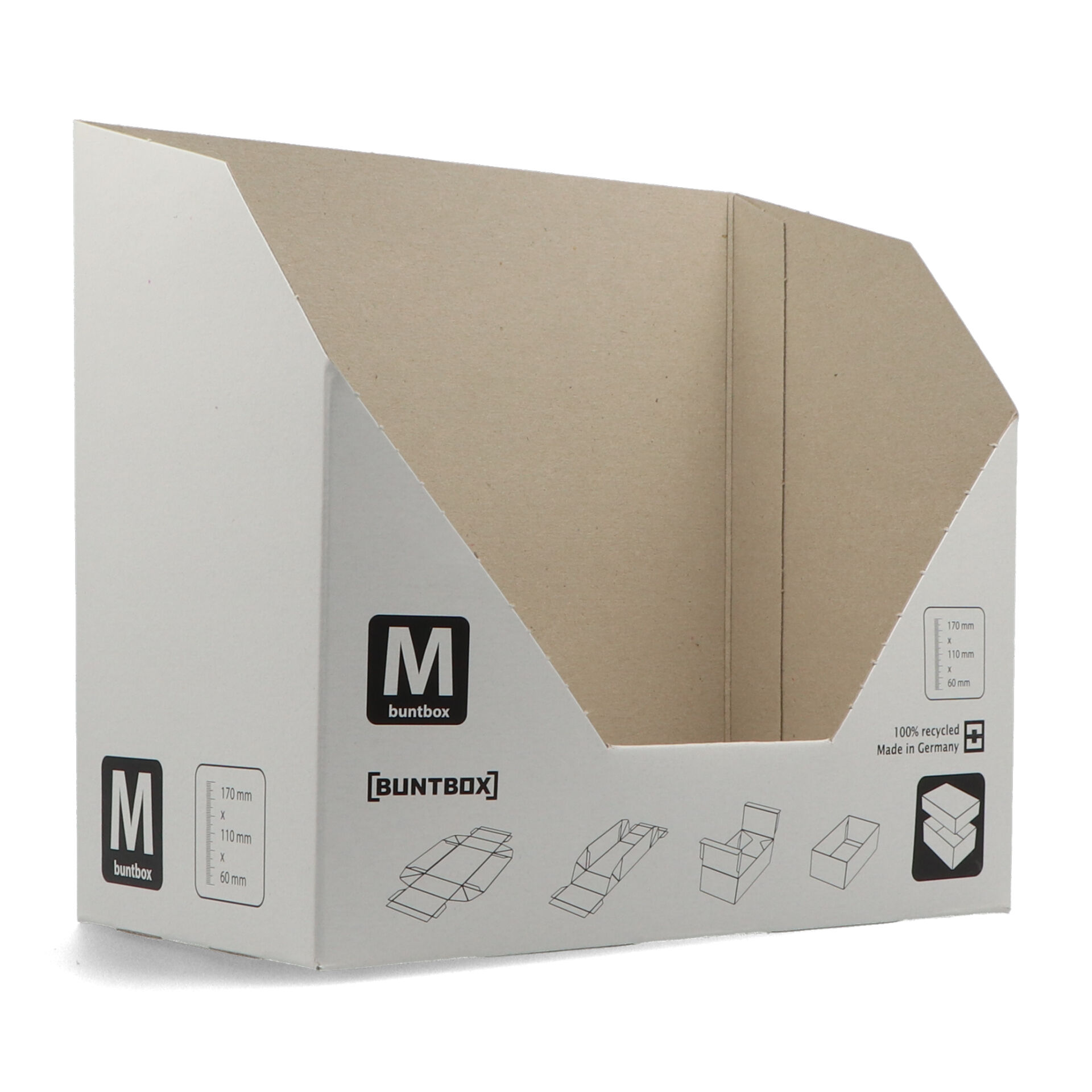 Leer- Display 12 x Buntbox M Kombipack