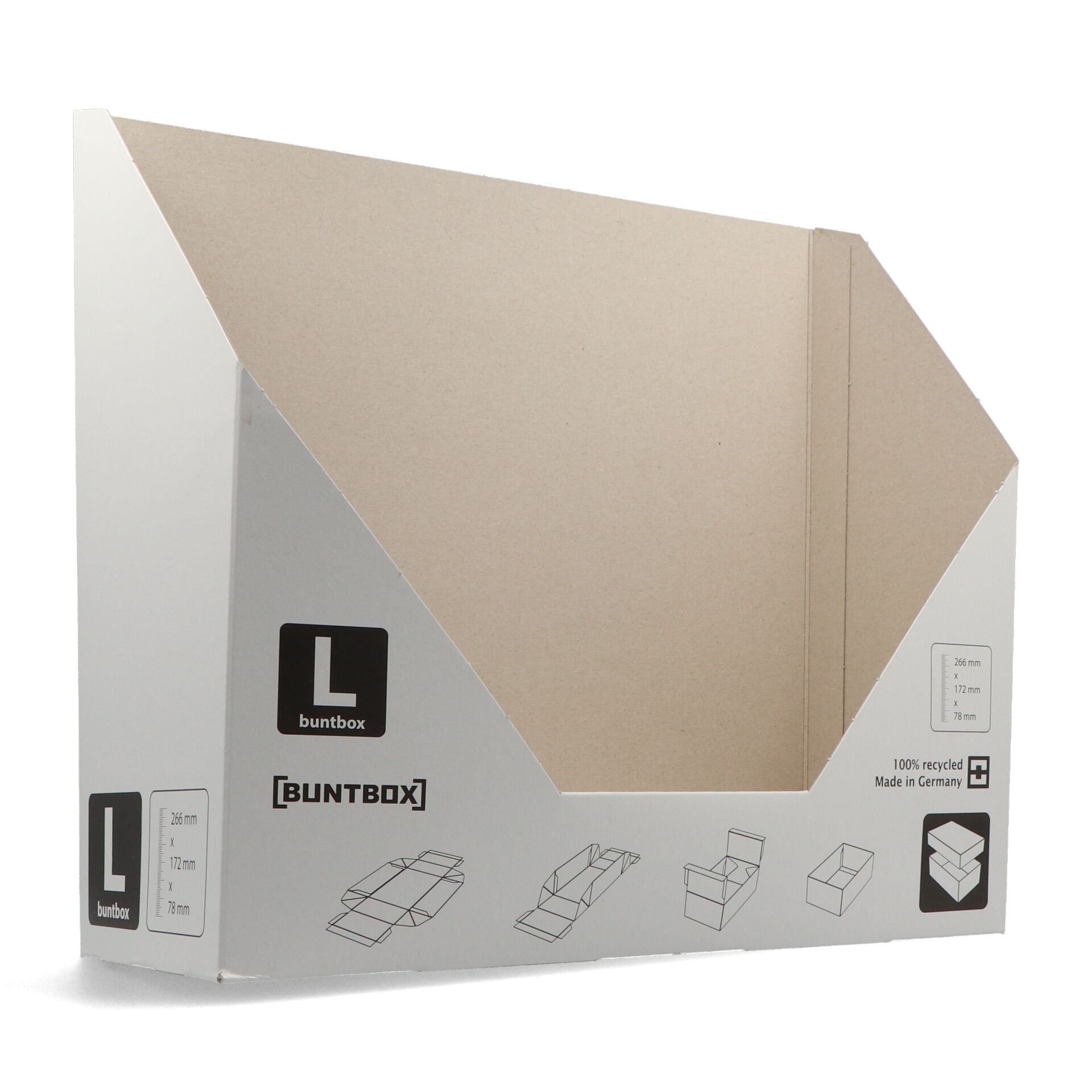 Leer- Display 12 x Buntbox L Kombipack